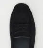 Picture of Gommino Driving Shoes In Suede - Black