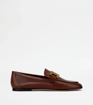 Picture of Kate Loafers In Leather - Brown