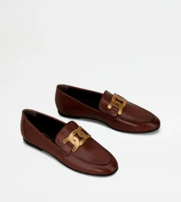 Picture of Kate Loafers In Leather - Brown