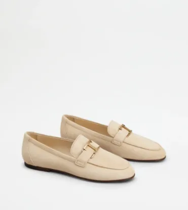 Picture of T Timeless Loafers In Suede - Beige