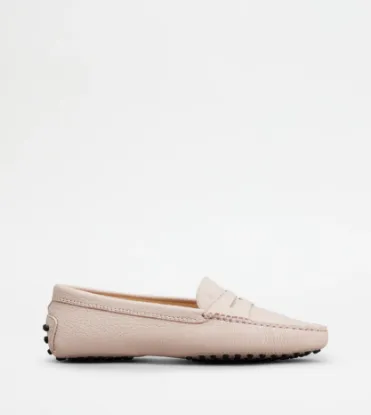 Picture of Gommino Driving Shoes In Leather - Pink