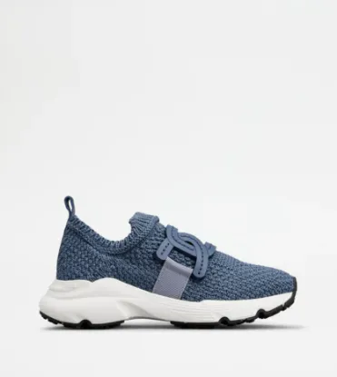 Picture of Slip-on Sneakers In Fabric - Blue