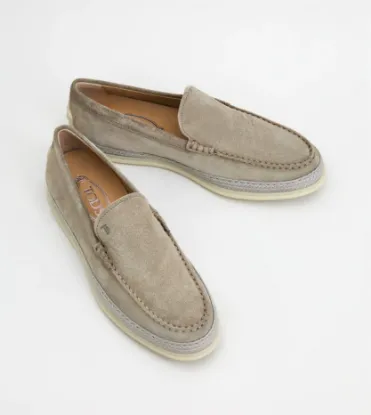 Picture of Slip-ons In Suede - Grey