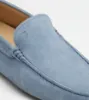 Picture of Gommino Driving Shoes In Nubuck - Light Blue