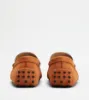 Picture of Gommino Driving Shoes In Nubuck - Orange