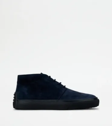 Picture of Desert Boots In Suede - Blue