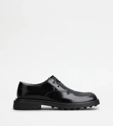 Picture of Tod's Lace-ups In Leather - Black