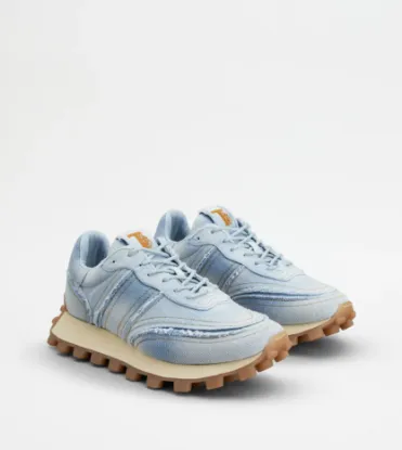 Picture of Sneakers Tod’s 1t In Denim - Light Blue