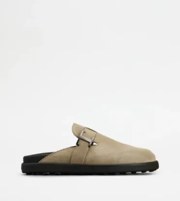 Picture of T Timeless Mules In Suede - Beige
